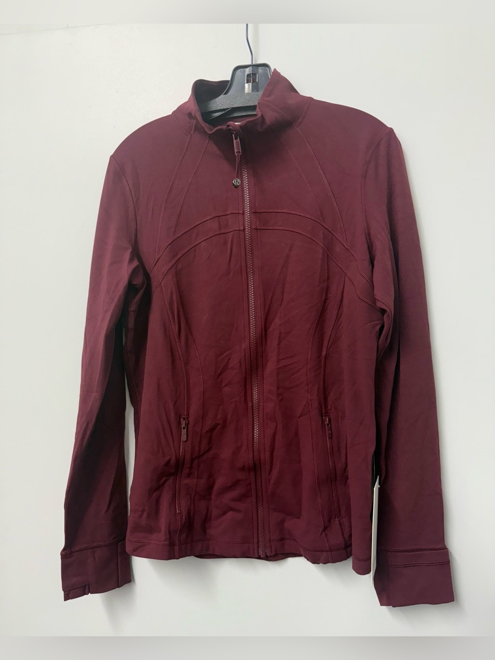 LuluLemon Define Jacket Nulu in Burgundy Bay
